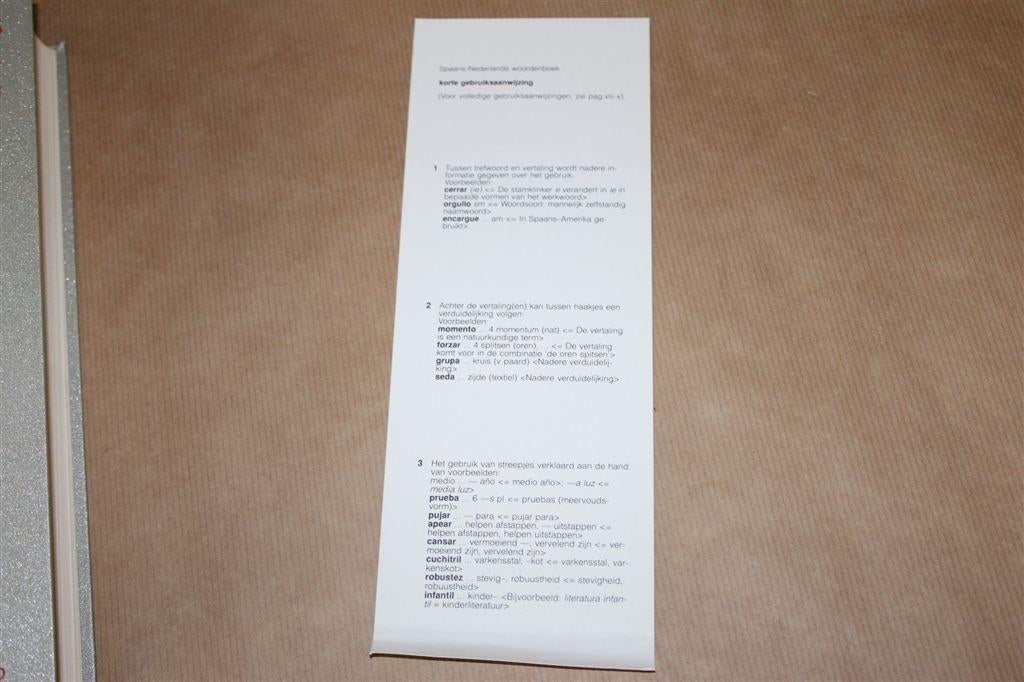 Spaans-Nederlands woordenboek. Jan Schroten., Ophalen of Verzenden, Gelezen, Van Dale, Nederlands