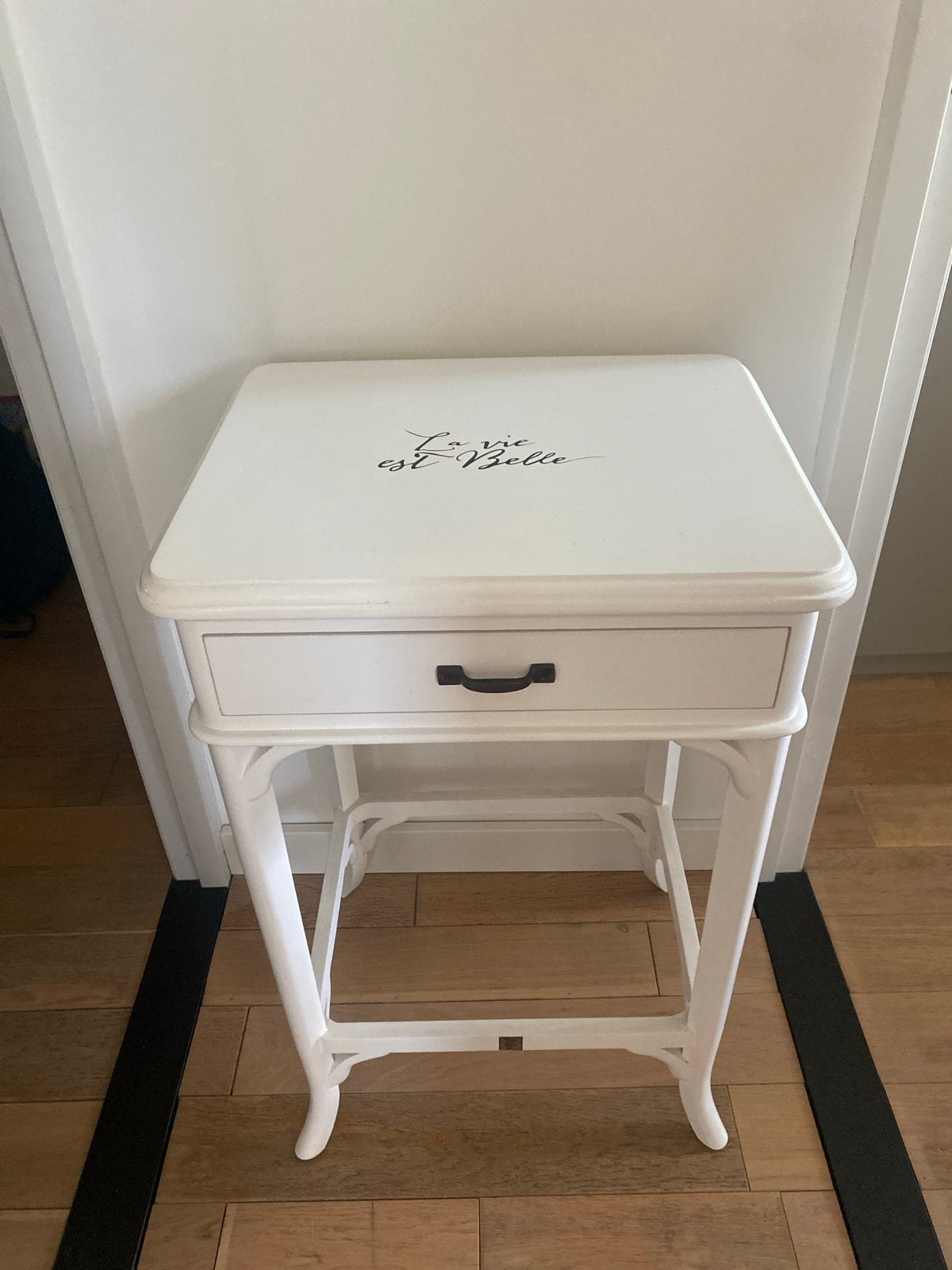 Rivièra Maison Juwelen Kastje 'La vie est Belle', Ophalen, Hout, Wit, Landelijk