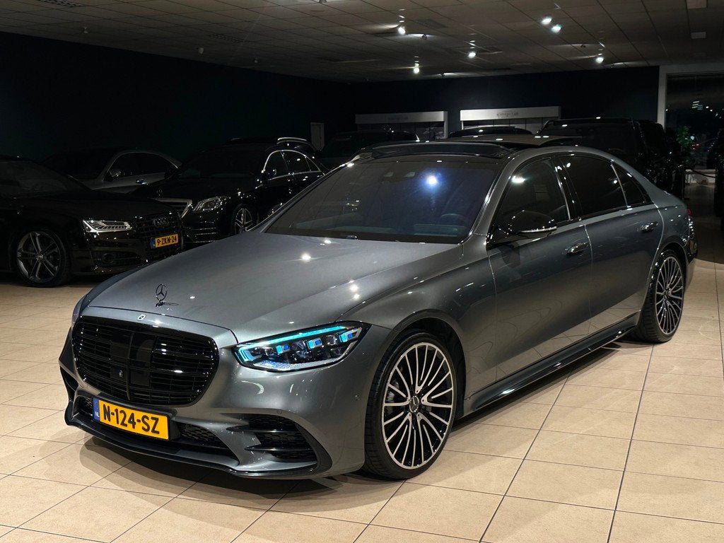 Mercedes-Benz S-klasse S400 d 4MATIC LANG AMG/3xTV/MASSAGE/4, Auto's, Automaat, 15 km/l, Gebruikt, 2925 cc