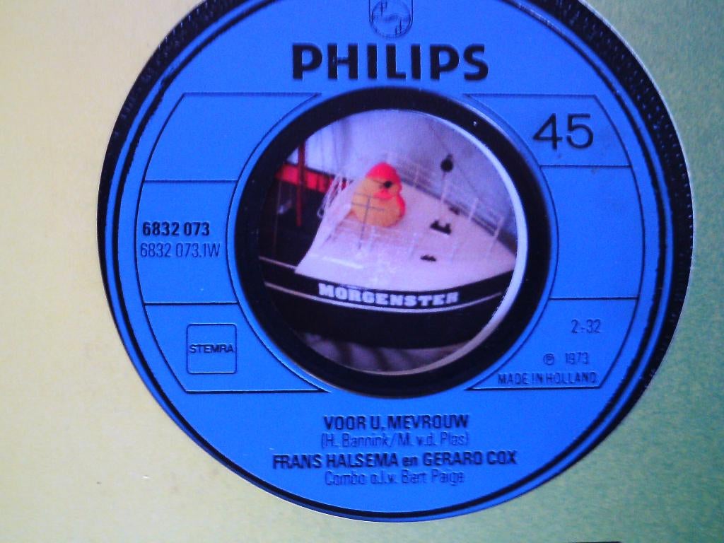 frans halsema / gerard cox -voor u mevrouw 9mei, 7 inch, Single, Ophalen of Verzenden, Zo goed als nieuw