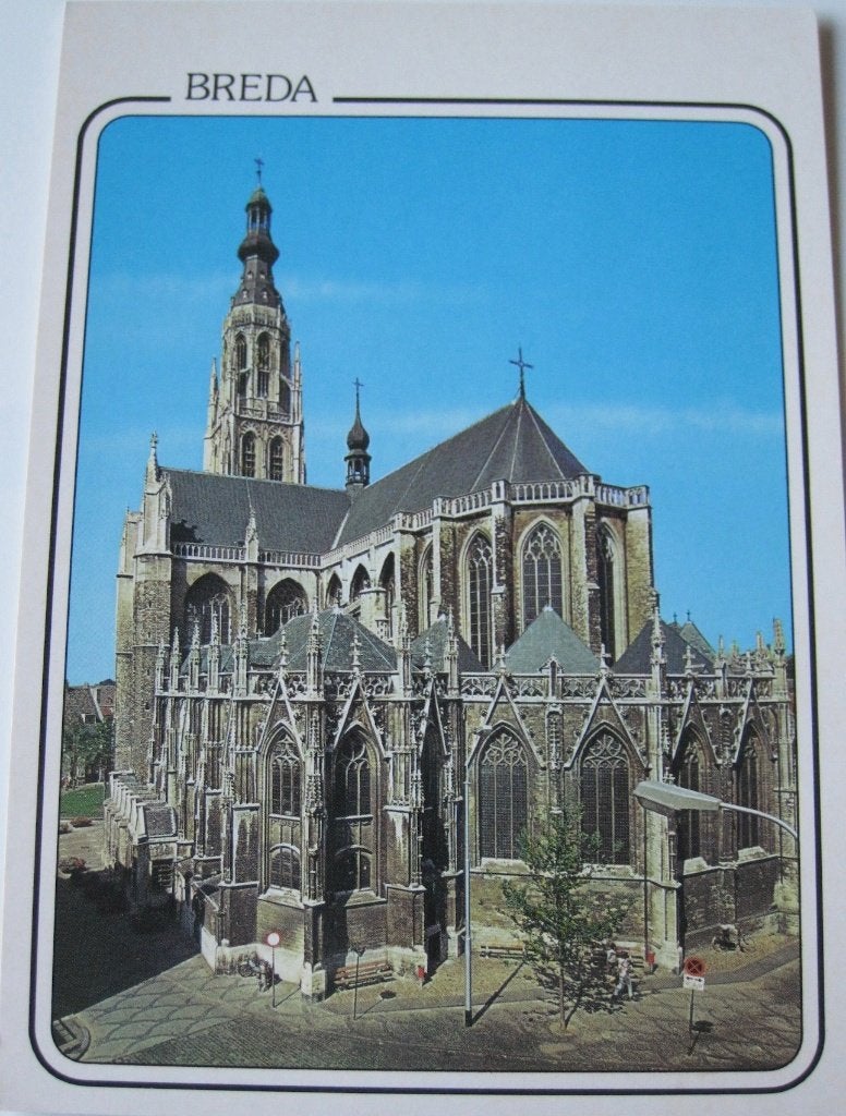 Grote of O.L. Vrouwe kerk in Breda, Verzenden, 1980 tot heden, Ongelopen, Noord-Brabant