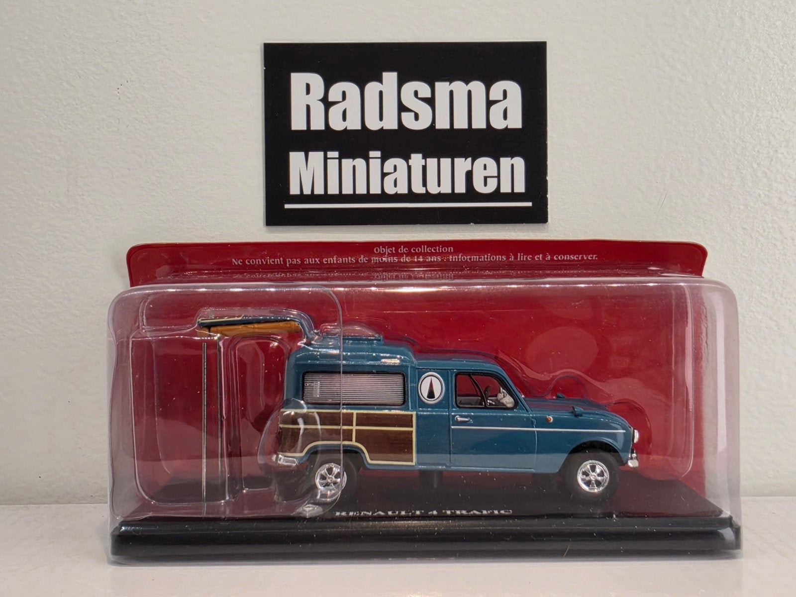 Renault 4 Camper - 1:43 Hachette Ixo, Overige merken, Auto, Ophalen of Verzenden, Nieuw