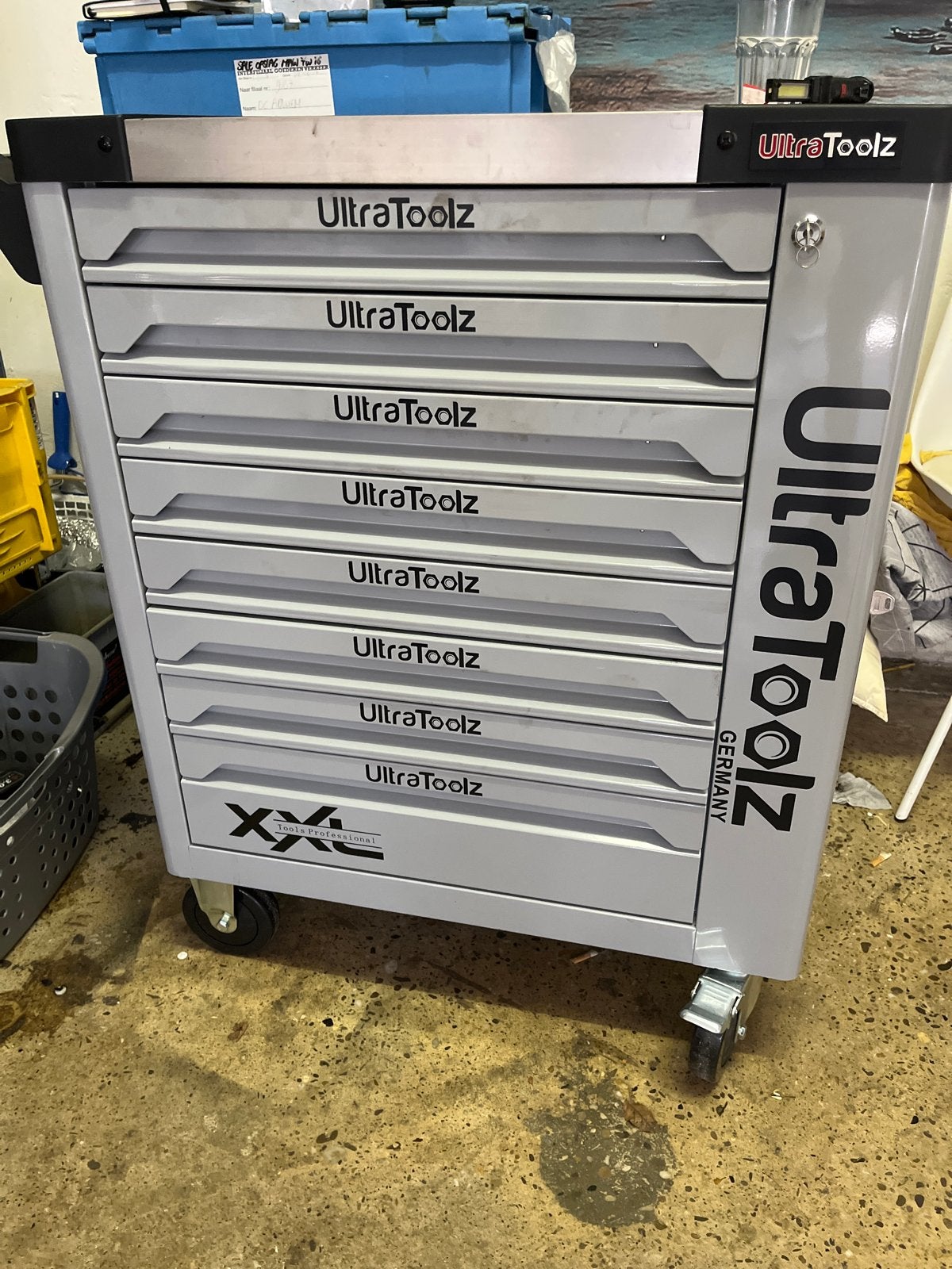 Nieuwe Gereedschapskar 7 Lades Gevuld, Doe-het-zelf en Verbouw, Gereedschap | Handgereedschap, Ophalen, Nieuw, Gereedschapsopslag