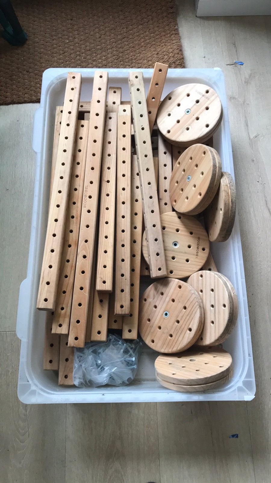 Grote set Woodmobiel, Gebruikt, Overige typen, Overige merken, Hout