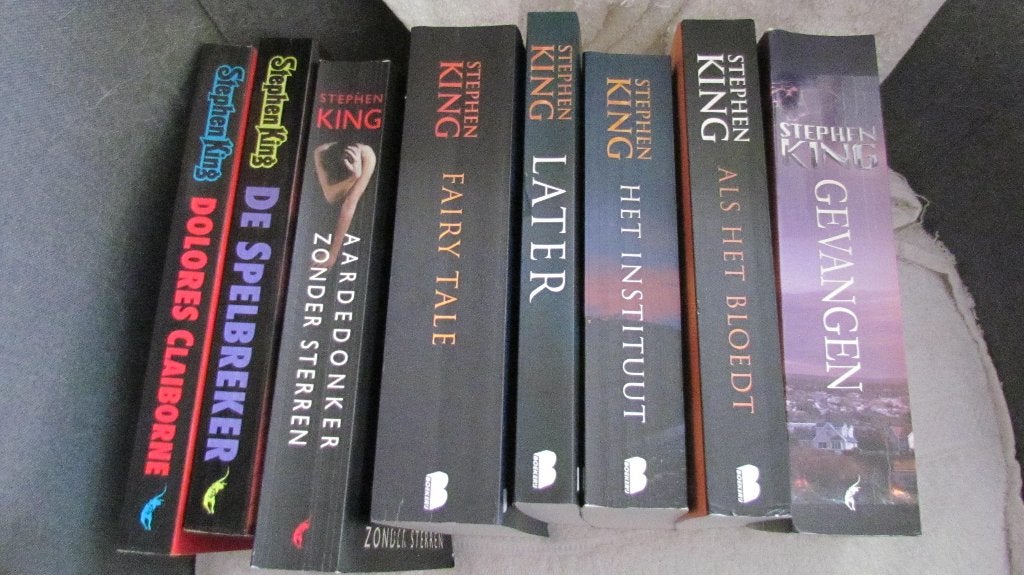 Stephen King 2,50 per stuk of 5 voor 10 euro, Stephen King., Ophalen of Verzenden, Zo goed als nieuw, Nederland