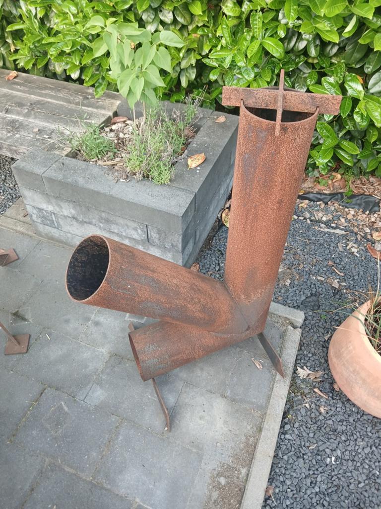 Rocket stove hout kachel, Tuin en Terras, Ophalen of Verzenden