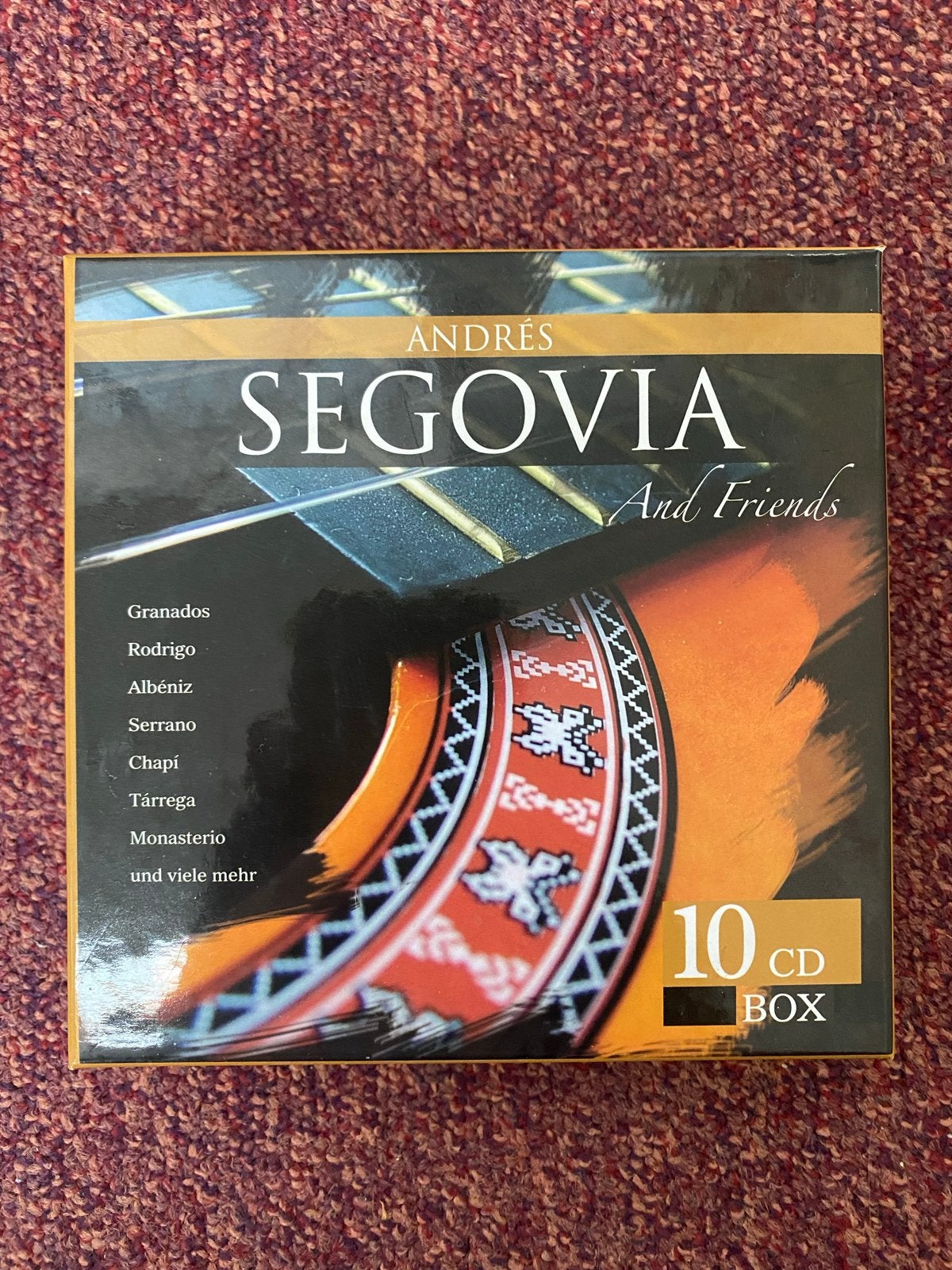 Andrés Segovia And Friends - 10 CD Boxset, Ophalen of Verzenden, Gebruikt, Boxset