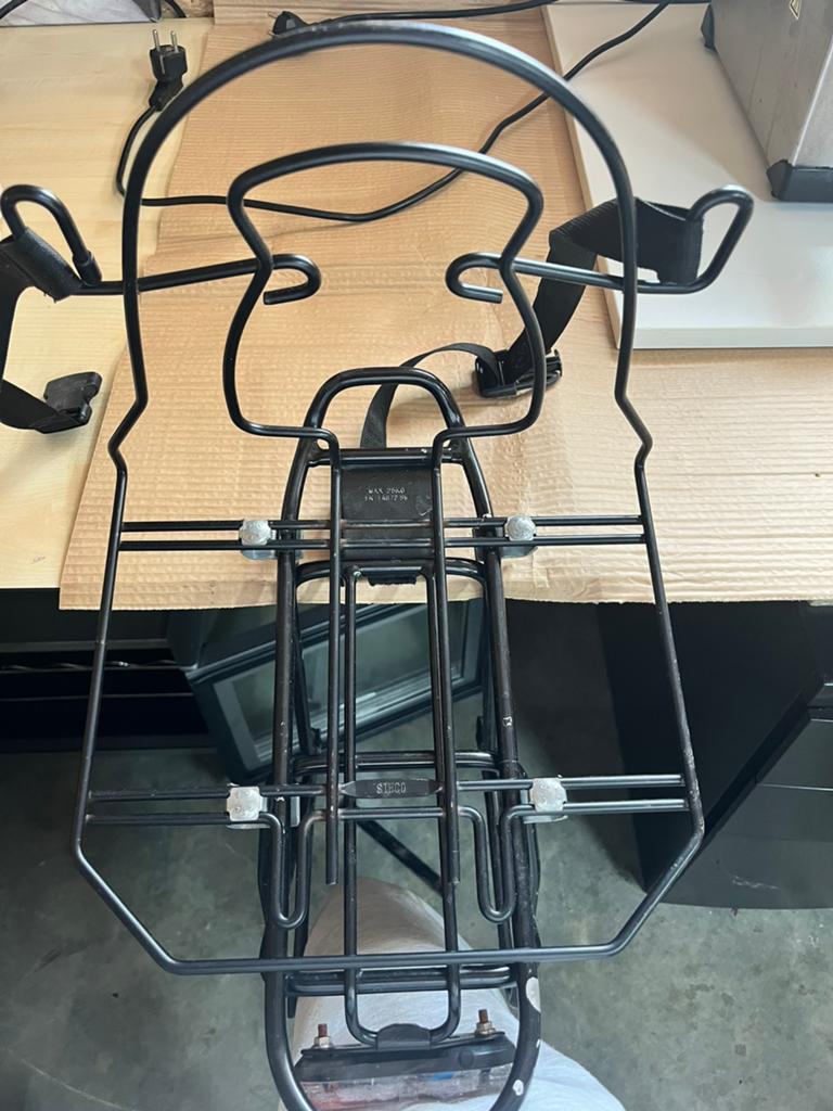 Monkey voor de fiets, Fietsen en Brommers, Fietsaccessoires | Bagagedragers, Ophalen of Verzenden, Gebruikt