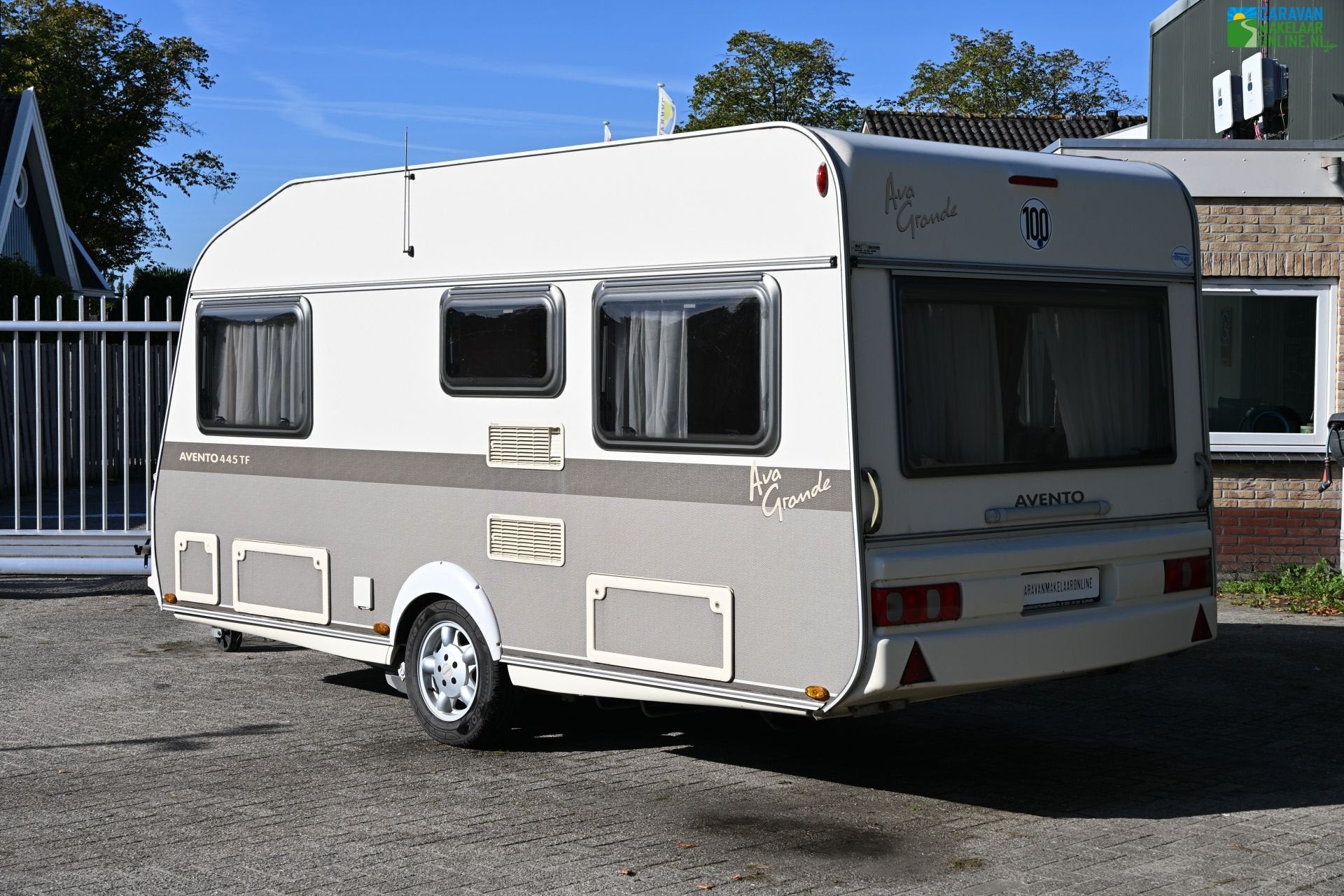 Avento Ava Grande 445 TF Mover Luifel Voortent Fietsendrager, Caravans en Kamperen, Standaardzit, Avento, Bedrijf, Luifel