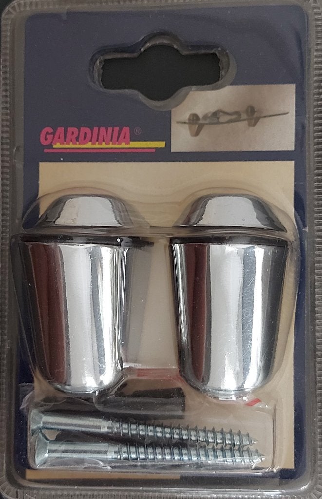 Glas klem/drager Gardenia Chroom, Ophalen, Nieuw, Minder dan 50 mm