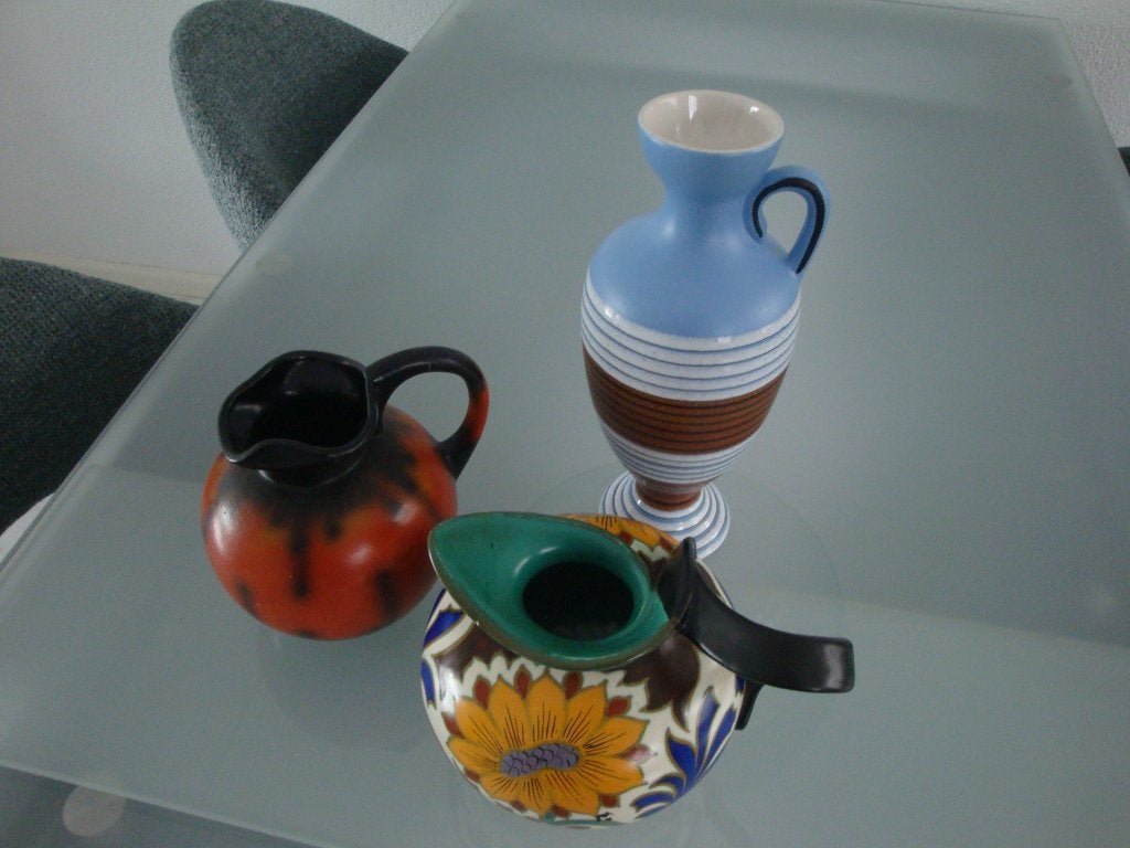 Plateel vaasjes, Ophalen of Verzenden