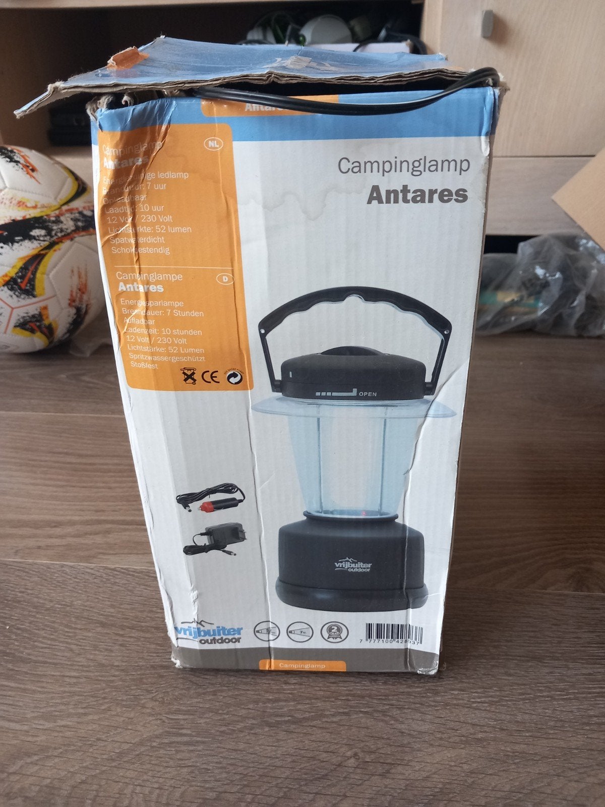 Campinglamp Antares - Oplaadbare LED-lantaarn, Ophalen of Verzenden, Batterij