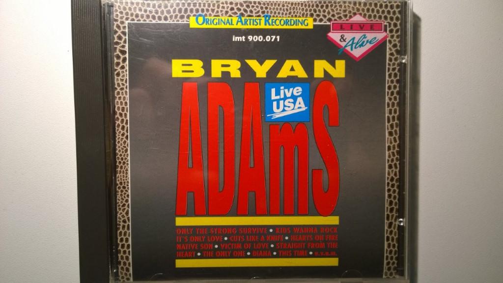 Bryan Adams - Live USA, Ophalen of Verzenden, Zo goed als nieuw, Poprock