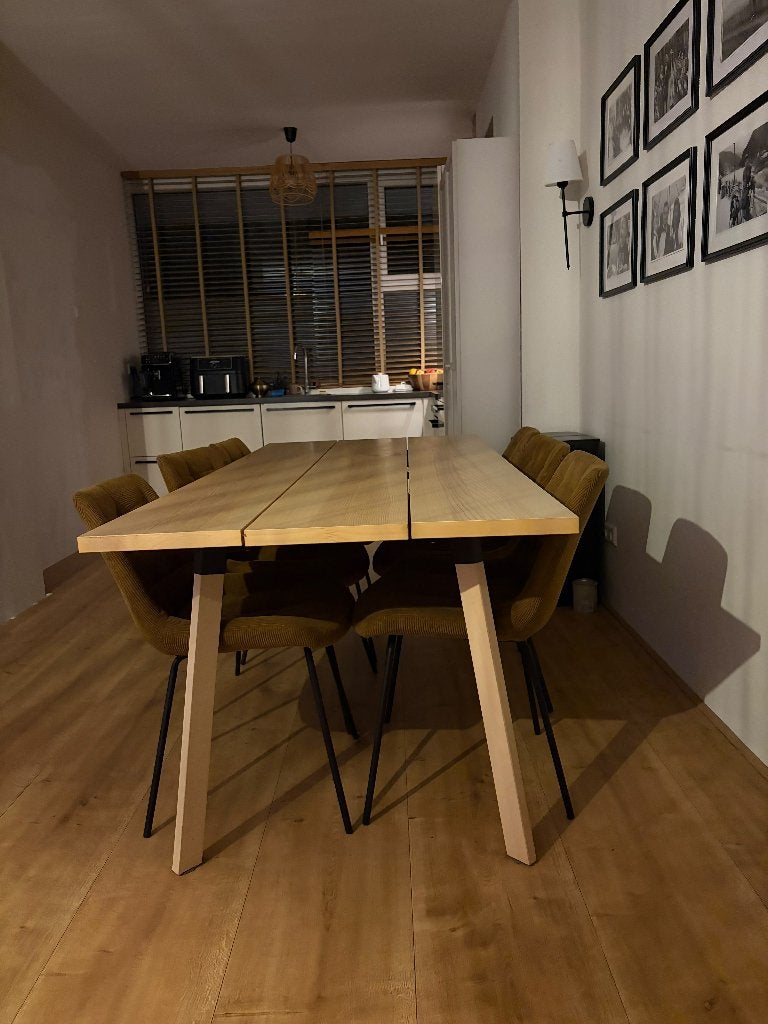 Tafel en stoelen, Ophalen, Gebruikt, 50 tot 100 cm, Vijf personen of meer