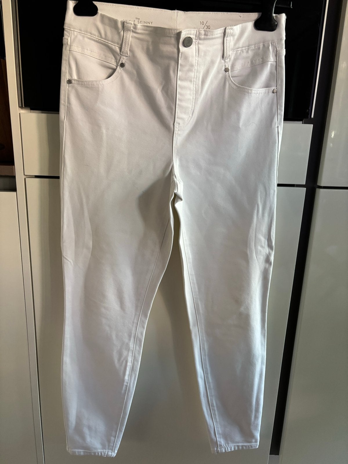 Liverpool Los Angeles The Ankle Skinny Jeans wit maat 10/30, Ophalen, Wit, Liverpool Los Angeles, Zo goed als nieuw