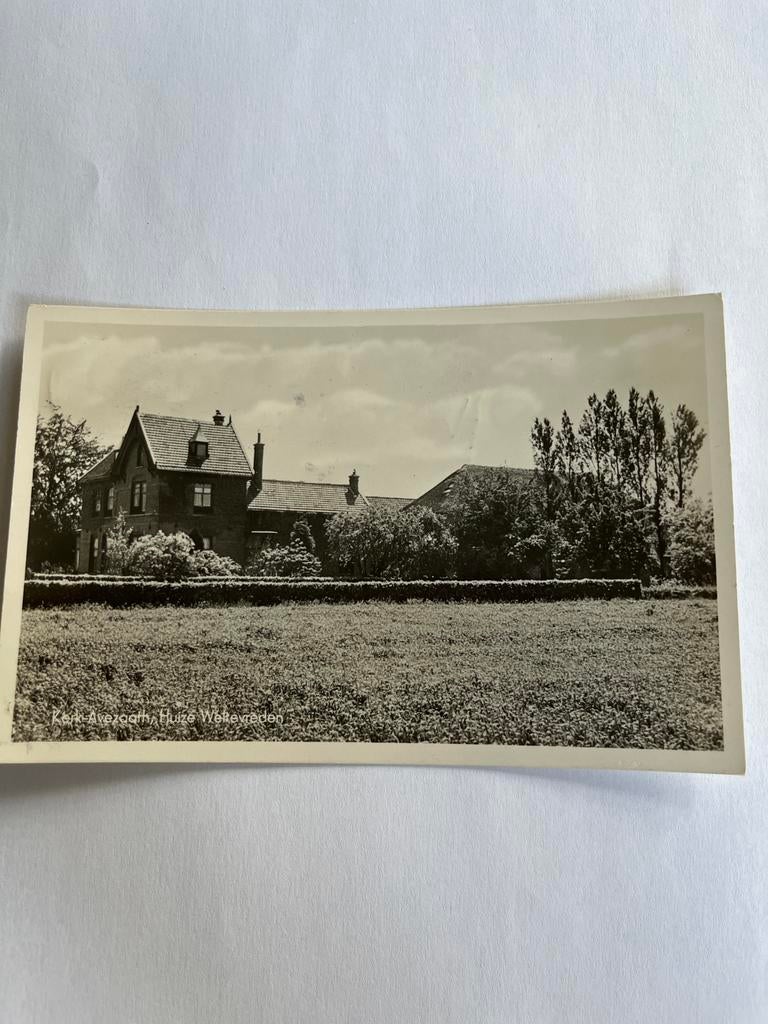 Ansichtkaart Kerk-Avezaath, Huize Weltevreden, Ophalen of Verzenden, 1940 tot 1960, Gelopen, Gelderland