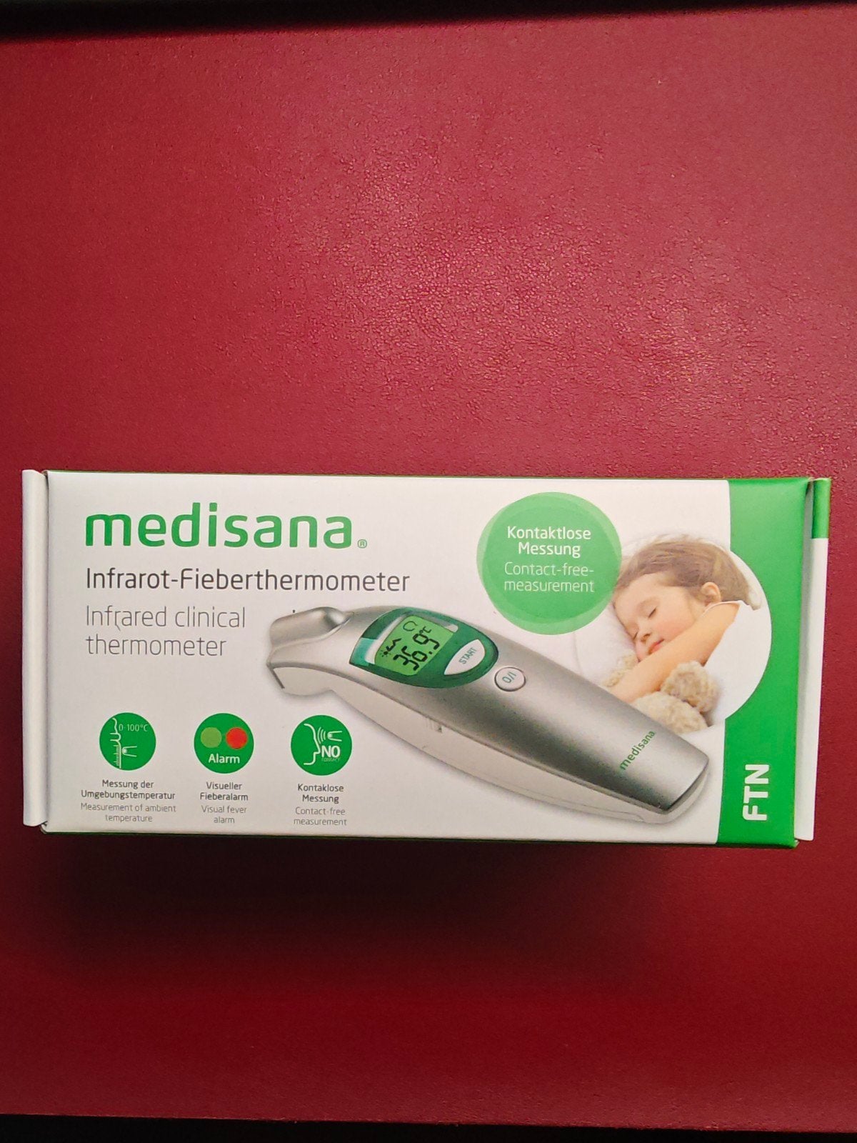nieuw geseald Medisana infrarood thermometer baby kinderen, Ophalen of Verzenden, Zo goed als nieuw, Overige typen