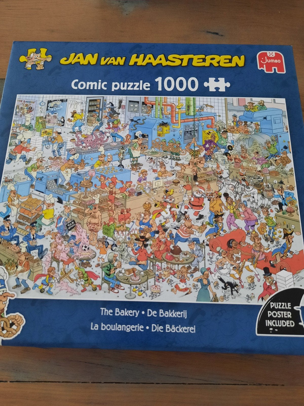de bakkerij, Jan van Haasteren 1000 stukjes compleet, Ophalen, 500 t/m 1500 stukjes, Zo goed als nieuw, Legpuzzel