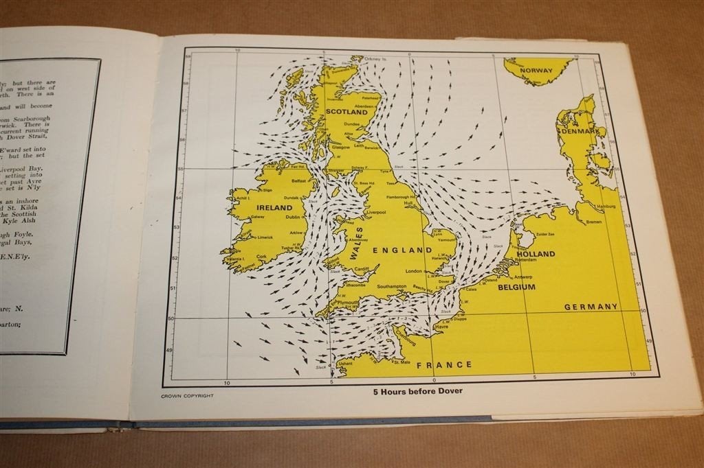 Browns Tidal Streams — Getijdenkaarten Noordzee, Gebruikt, -, -, Ophalen of Verzenden