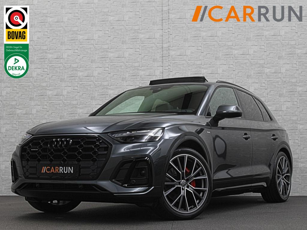 Audi Q5 300pk Hybrid S-Line | Luchtvering | Panorama | ACC |, Auto's, Automaat, Adaptive Cruise Control, Gebruikt, Zwart