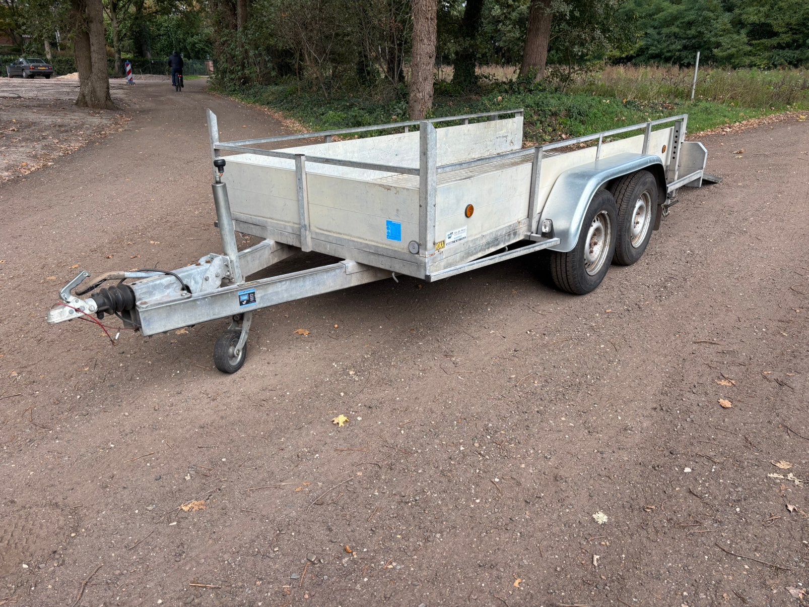 Machinetransporter / Aanhangwagen, Ophalen