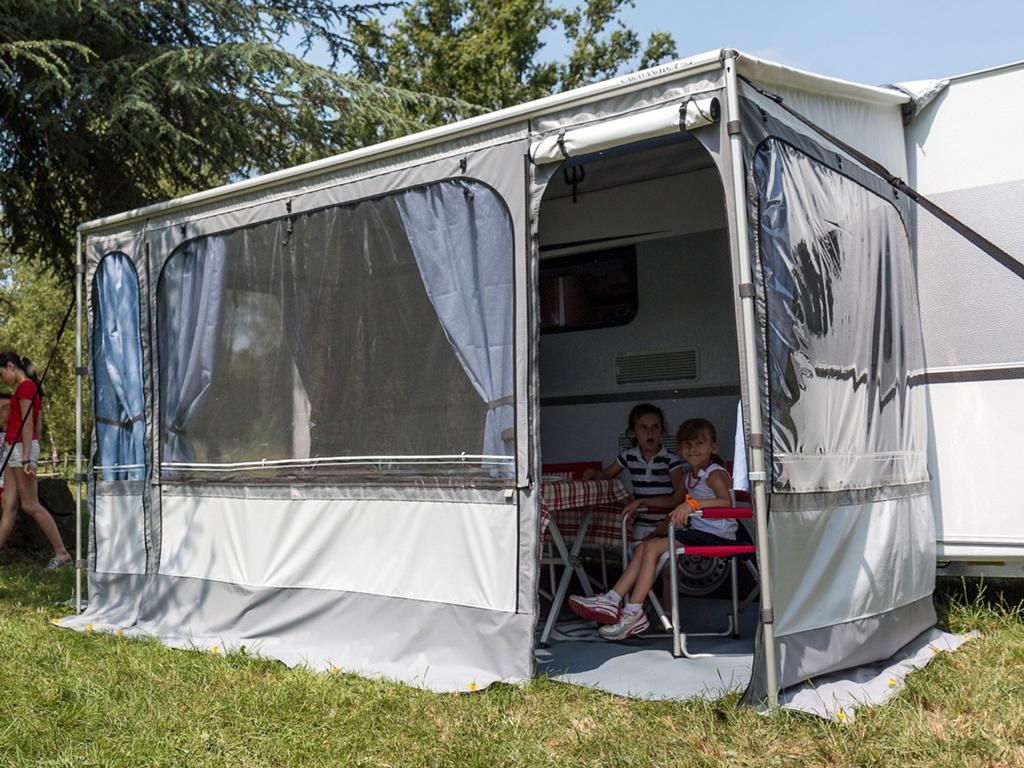 Fiamma Caravanstore Zip Luifel 2.80m met Privacy room, Ophalen