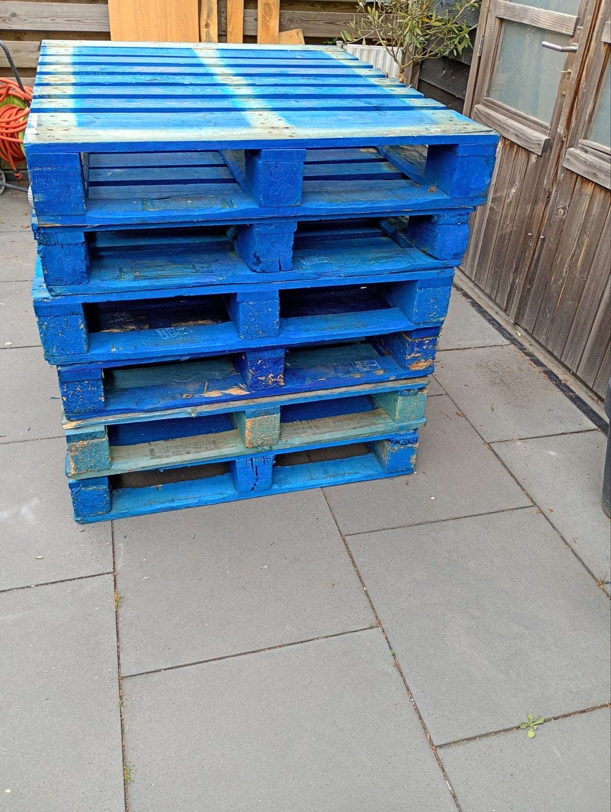 6  blokpallets 120x100 cm, Ophalen