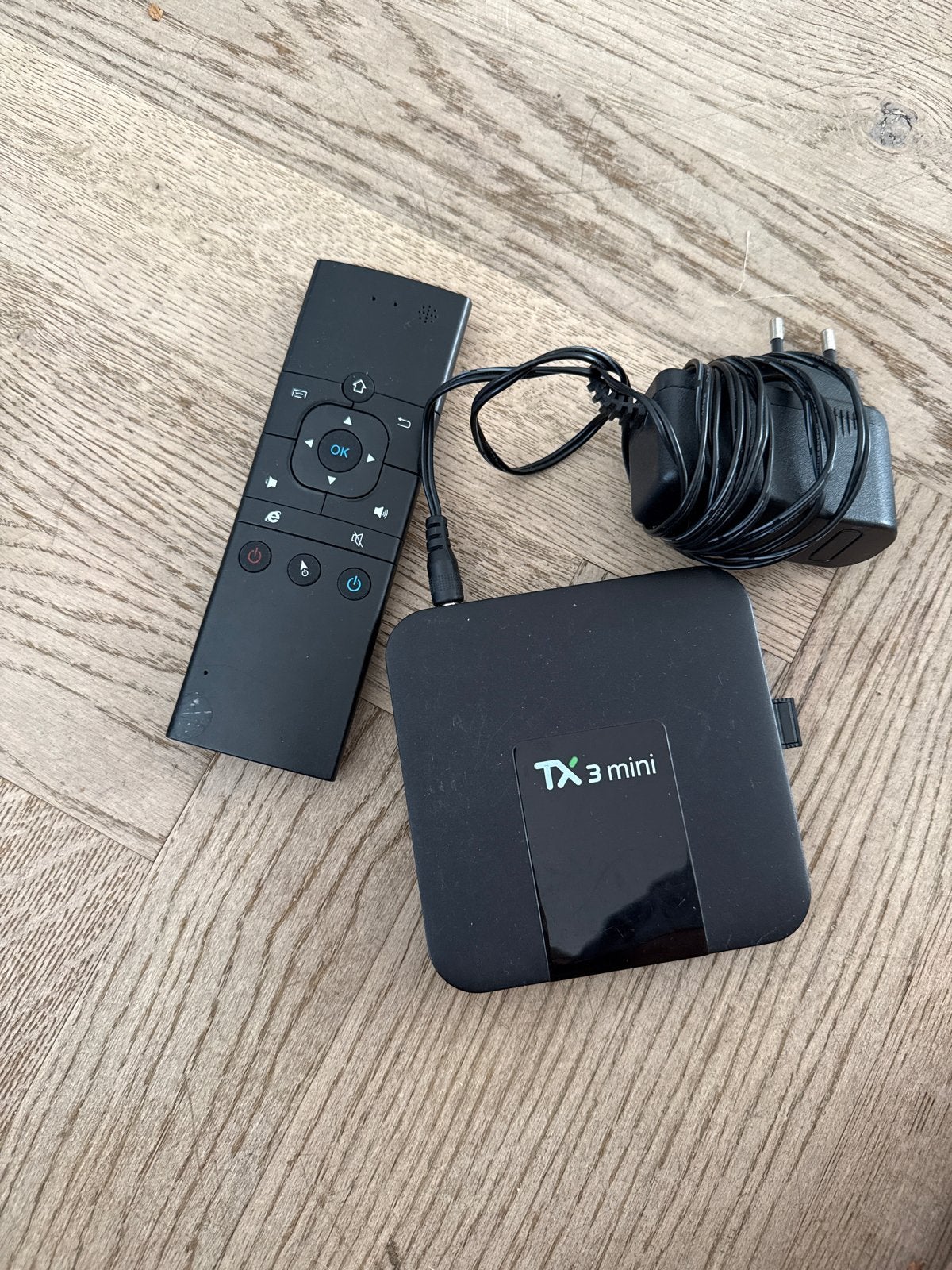 TX3 mini Android TV Box met afstandsbediening en adapter, Ophalen of Verzenden, Gebruikt, HDMI, Zonder harde schijf