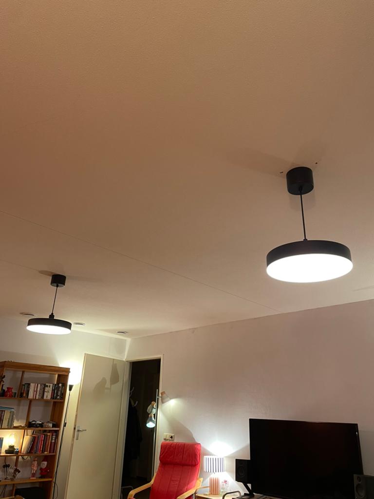 Ikea Nymane Ceiling Light 2 Pcs, Ophalen, Zo goed als nieuw, Metaal of Aluminium, Led