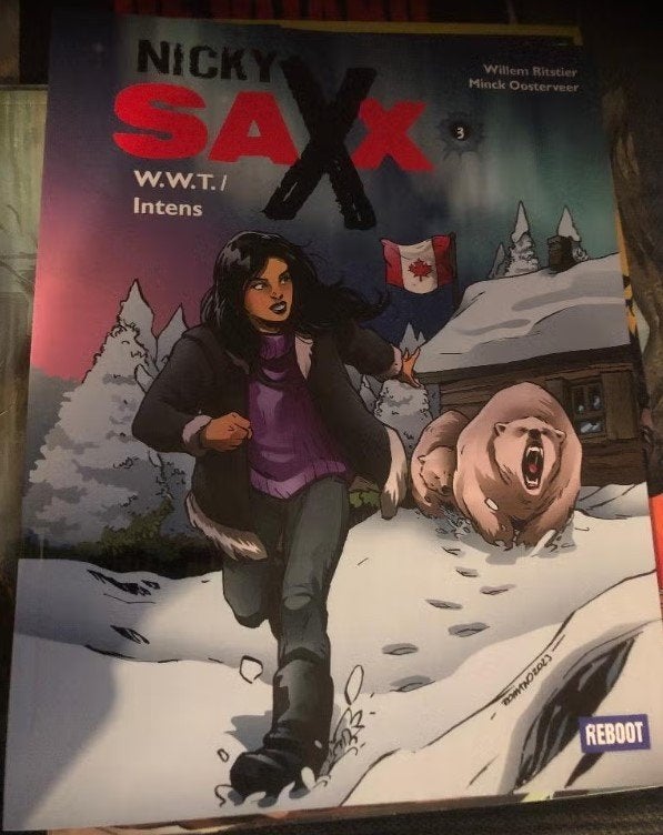 w.w.t. intens nicky saxx k2, Boeken, Eén stripboek, Ophalen of Verzenden, Zo goed als nieuw