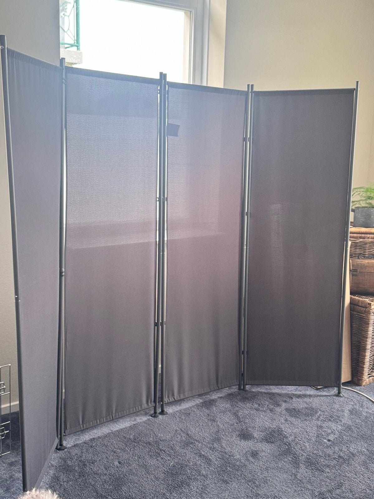 Kamerscherm 4 delen - Zo goed als nieuw (210x170 cm), Ophalen, Zo goed als nieuw