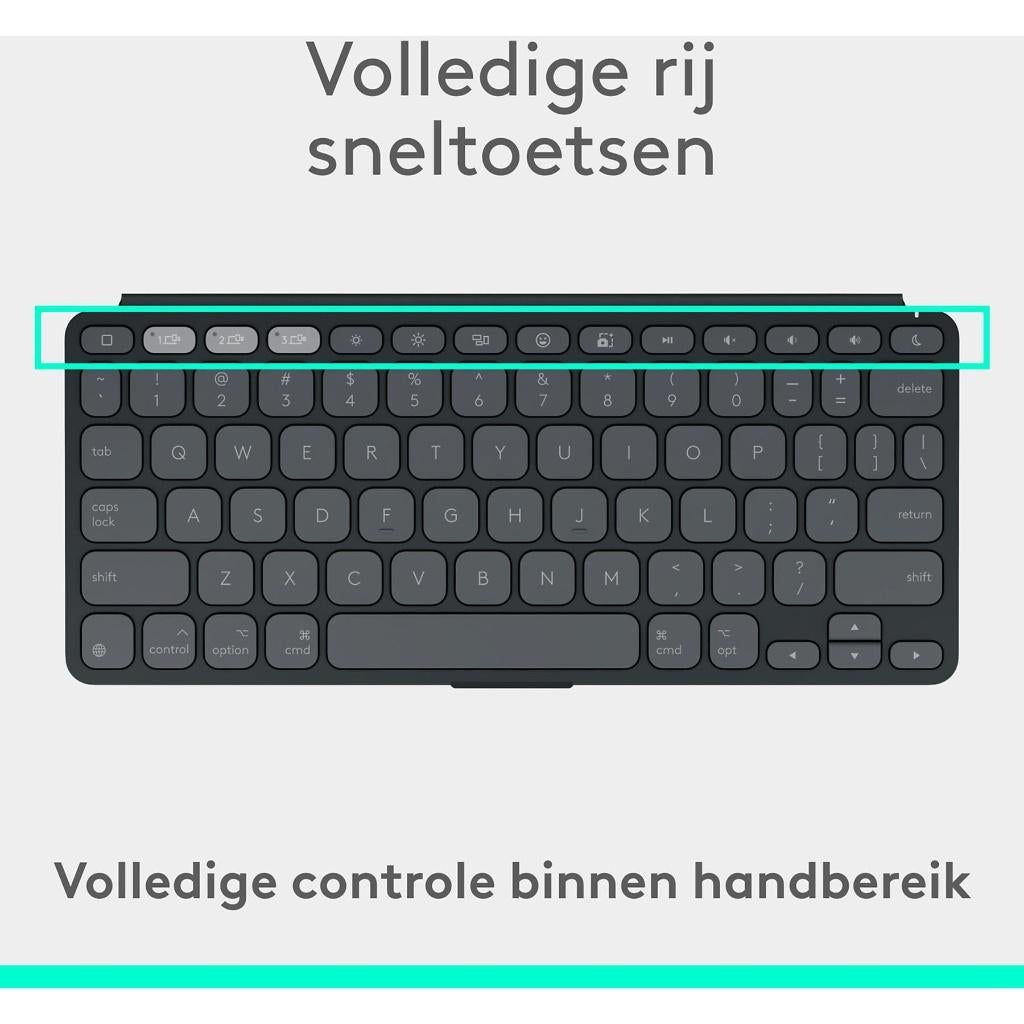 LOGITECH Toetsenbord Keys-To-Go 2 Qwerty € 50, Computers en Software, Toetsenborden, Nieuw, Qwerty, Draadloos, Ophalen of Verzenden