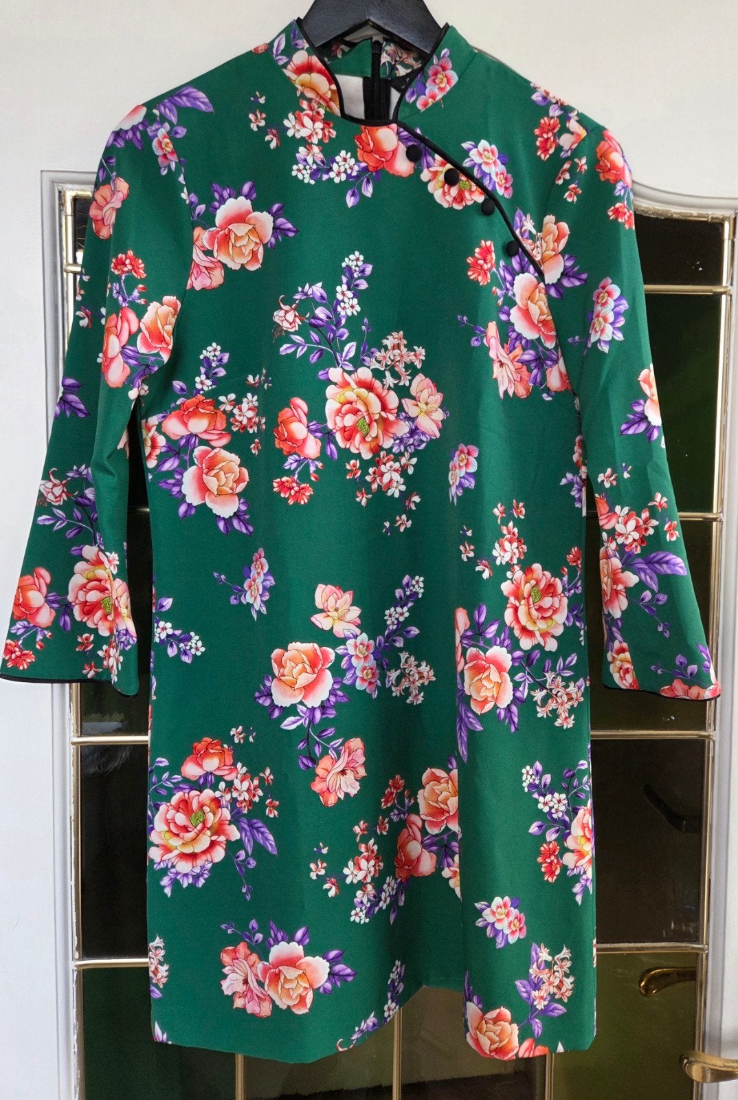 Zara Groene Mini-jurk -S-, Zara, Nieuw, Ophalen of Verzenden, Maat 36 (S)