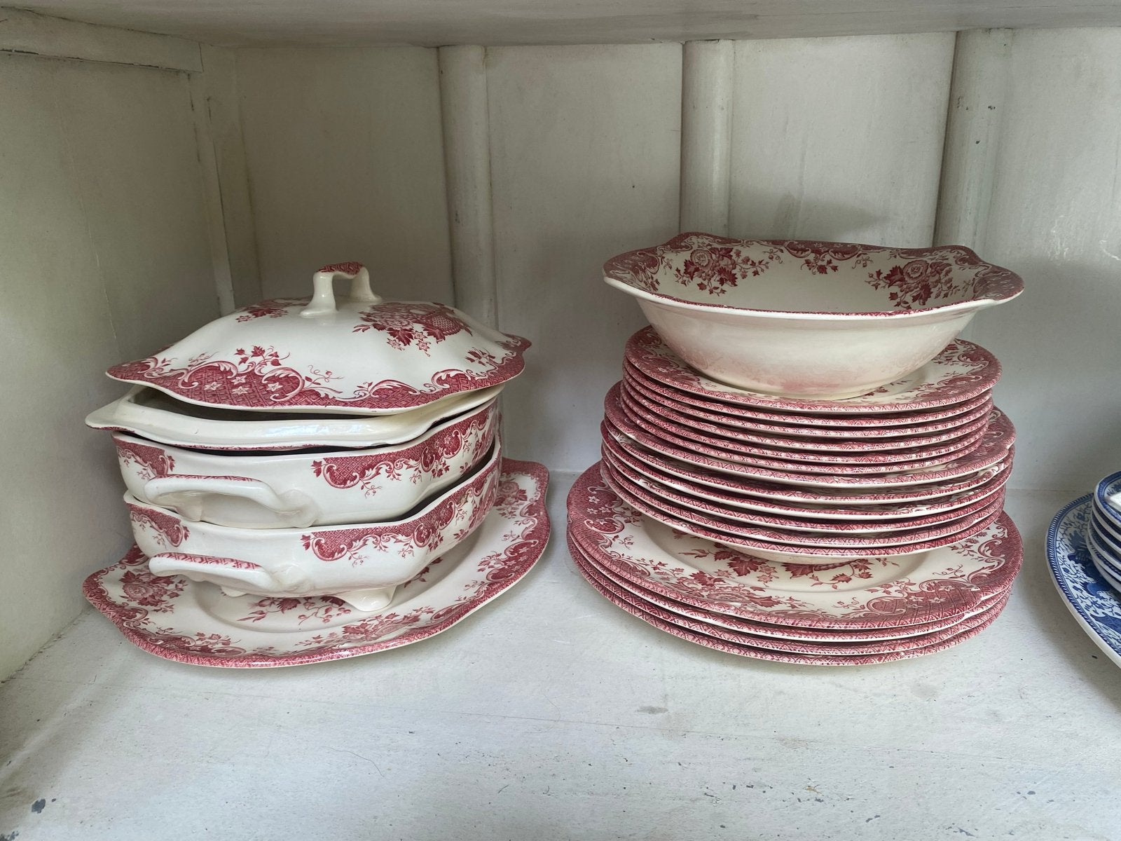 Vintage Servies 'Birds of Paradise' - 15-delig, Ophalen