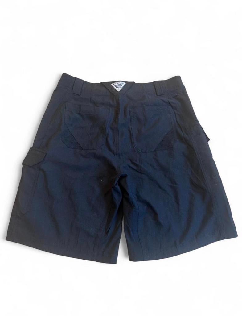 Columbia PFG Cargo Shorts Zwart W32 Omni-Shield, Ophalen of Verzenden, Gedragen, Overige maten, Zwart