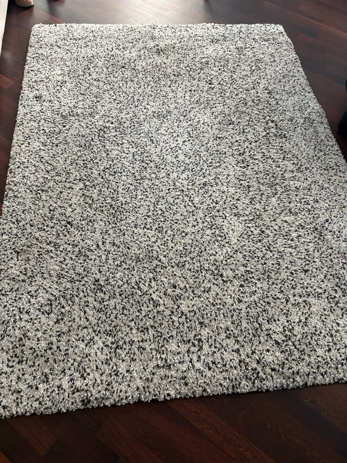 IKEA VINDUM Vloerkleed - zwart/Wit (170x230 cm), Huis en Inrichting, Stoffering | Tapijten en Kleden, Ophalen, 150 tot 200 cm