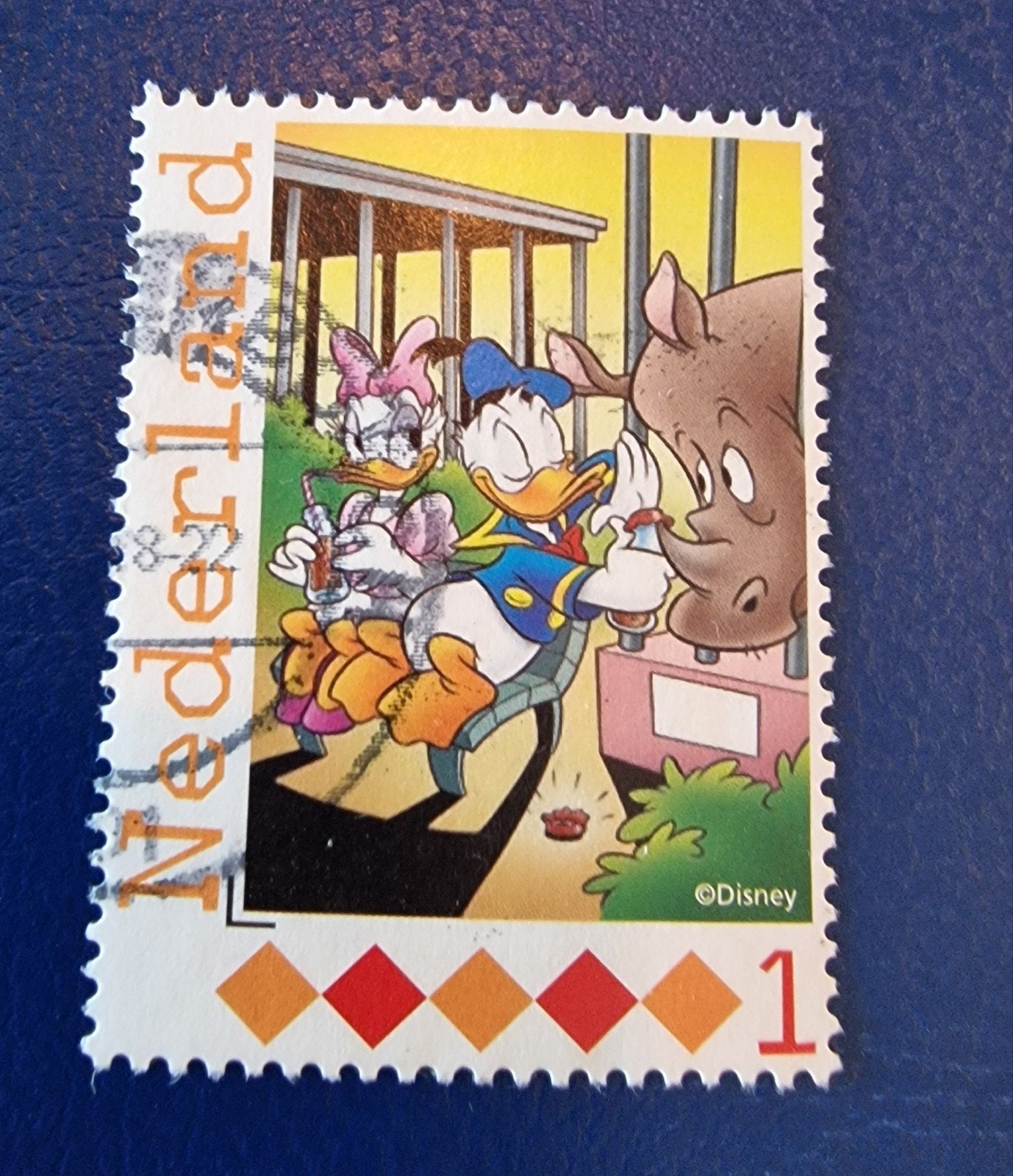 kv1111  persoonlijke postzegel  Donald Duck en Katrien Duck, Postzegels en Munten, Postzegels | Nederland, Ophalen of Verzenden