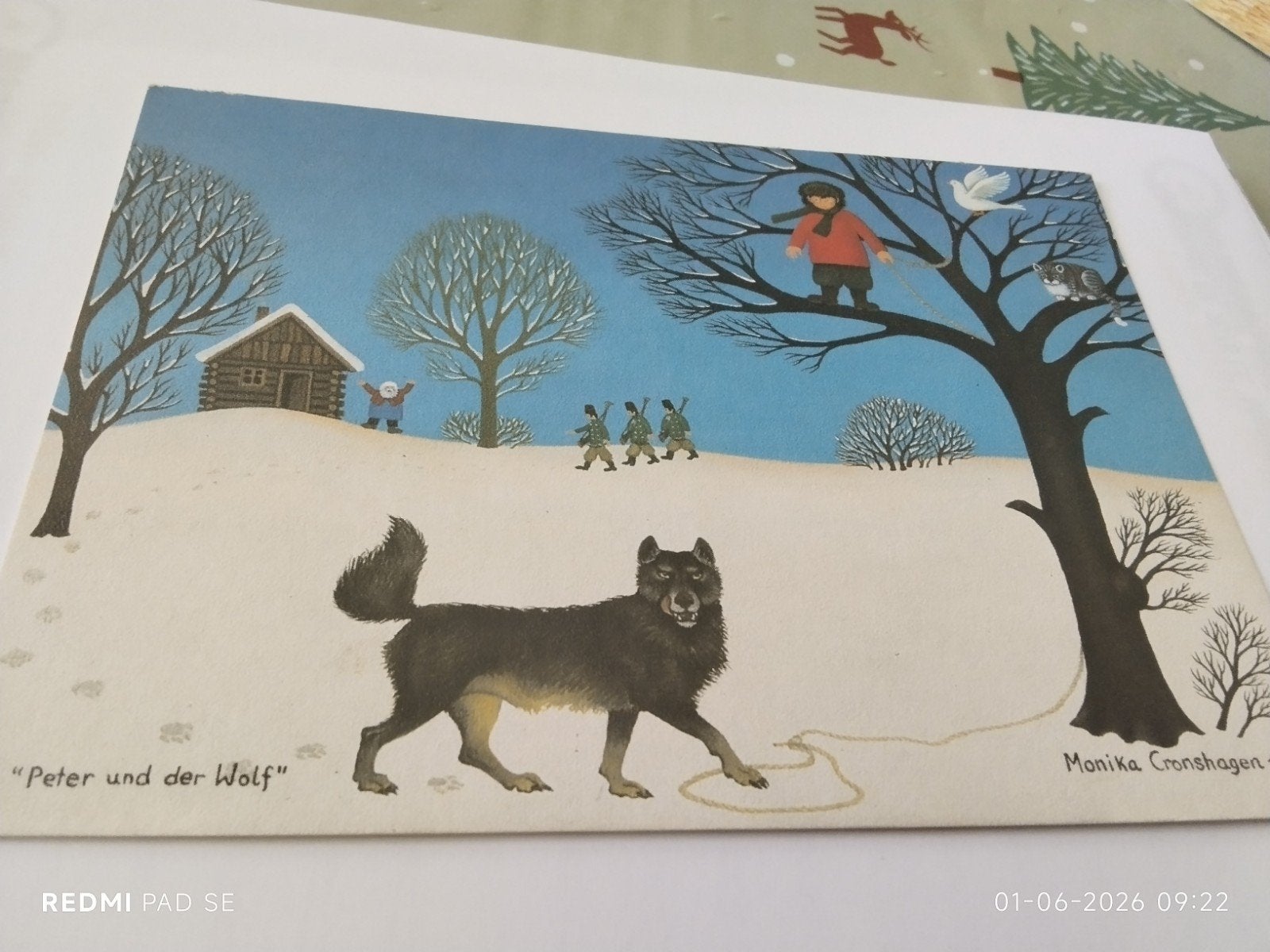 Ansichtkaart Peter und der Wolf - Monika Cronshagen 1971, Ophalen of Verzenden, 1960 tot 1980