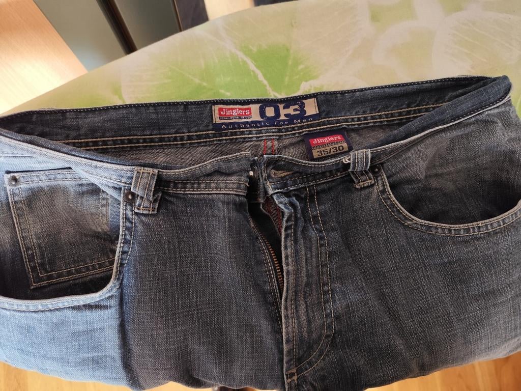 Jinglers spijkerbroek maat 35/30  zo goed als nieuw, Kleding | Heren, Spijkerbroeken en Jeans, Blauw, Overige jeansmaten, Ophalen of Verzenden