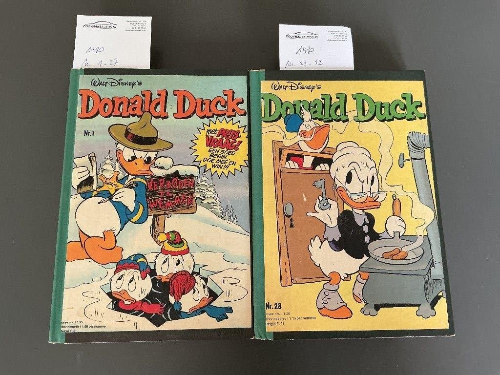 Donald Duck, complete jaargang uit 1980, Complete serie of reeks, Ophalen of Verzenden, Gelezen