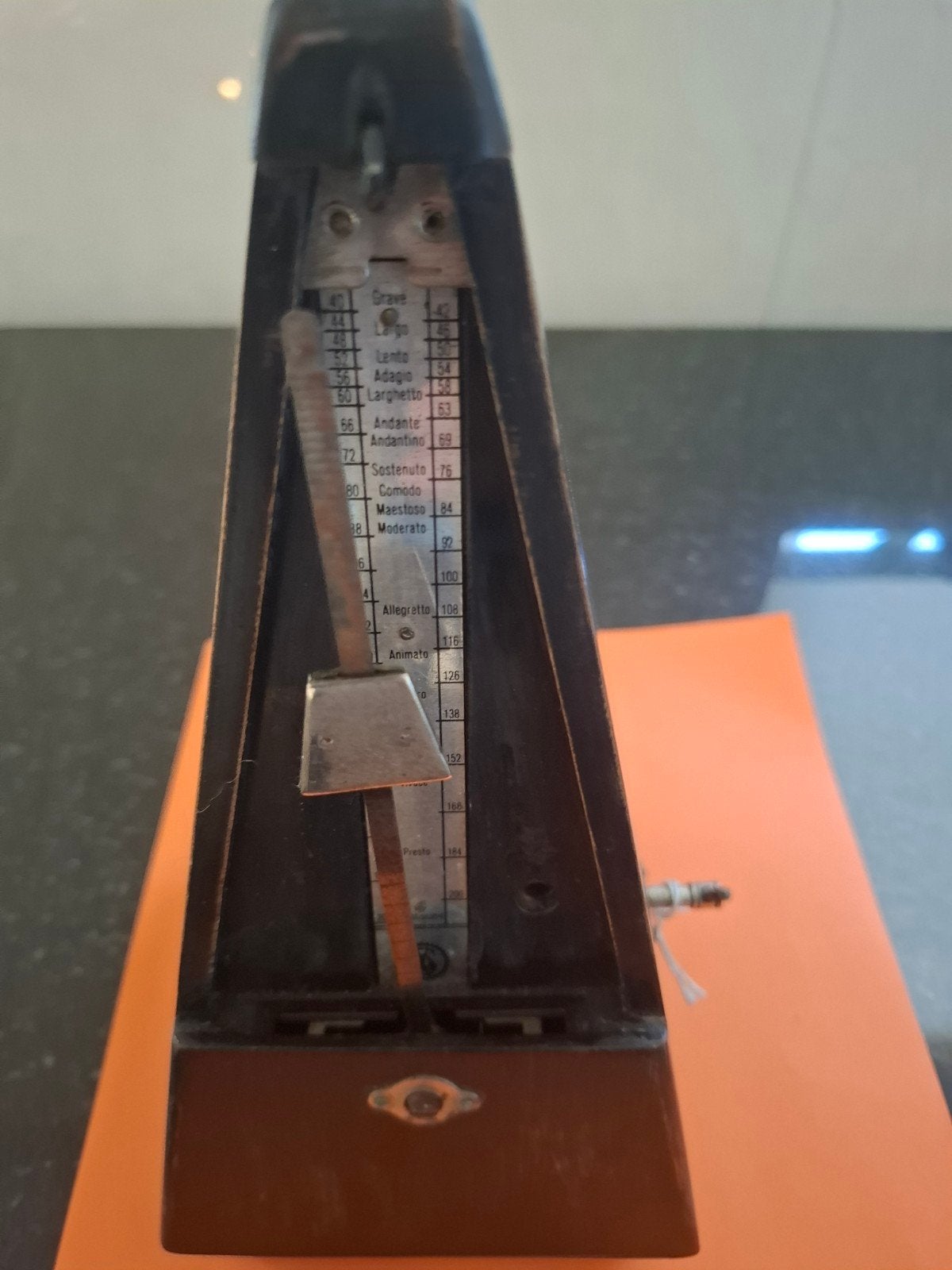 Vintage Metronoom - Houten Piramide Model, Ophalen of Verzenden, Gebruikt