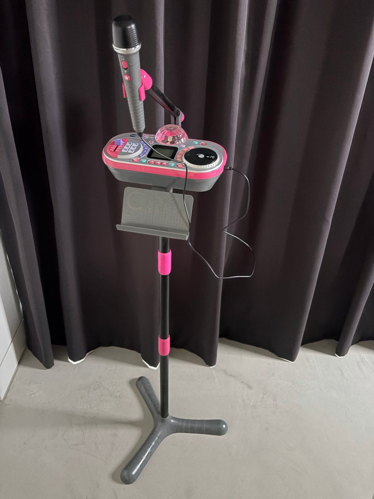 VTech Kidi Super Star Karaoke Microfoon met Lichteffecten, Kinderen en Baby's, Ophalen of Verzenden, Zo goed als nieuw, Jongen of Meisje