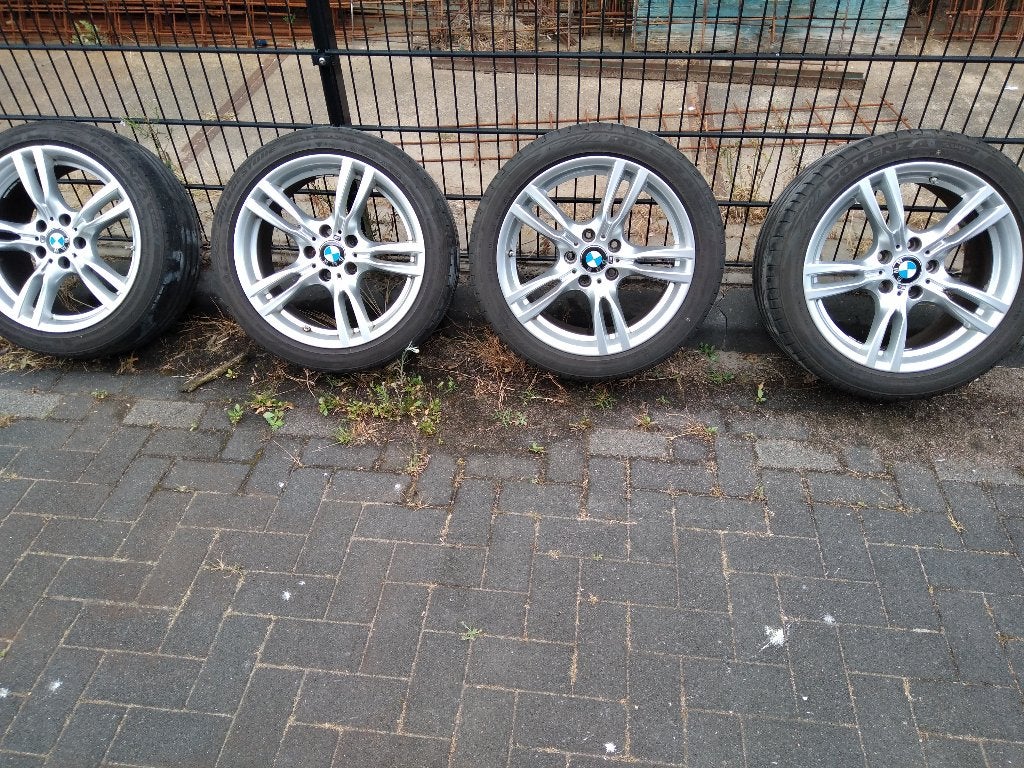 BMW velgen 400M breedset met TPMS, Ophalen, 18 inch, Gebruikt, 255 mm