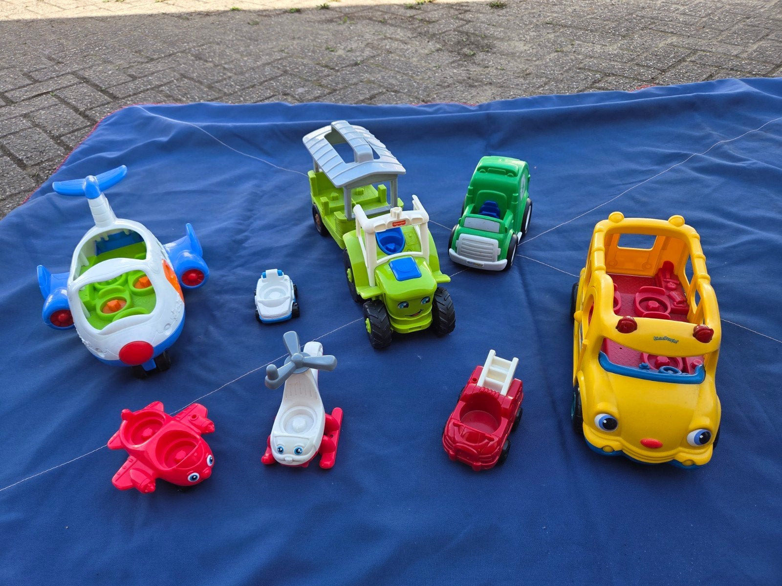 Fisher-Price Little People Voertuigen met poppetjes, Kinderen en Baby's, Ophalen of Verzenden, Gebruikt, Auto of Voertuig