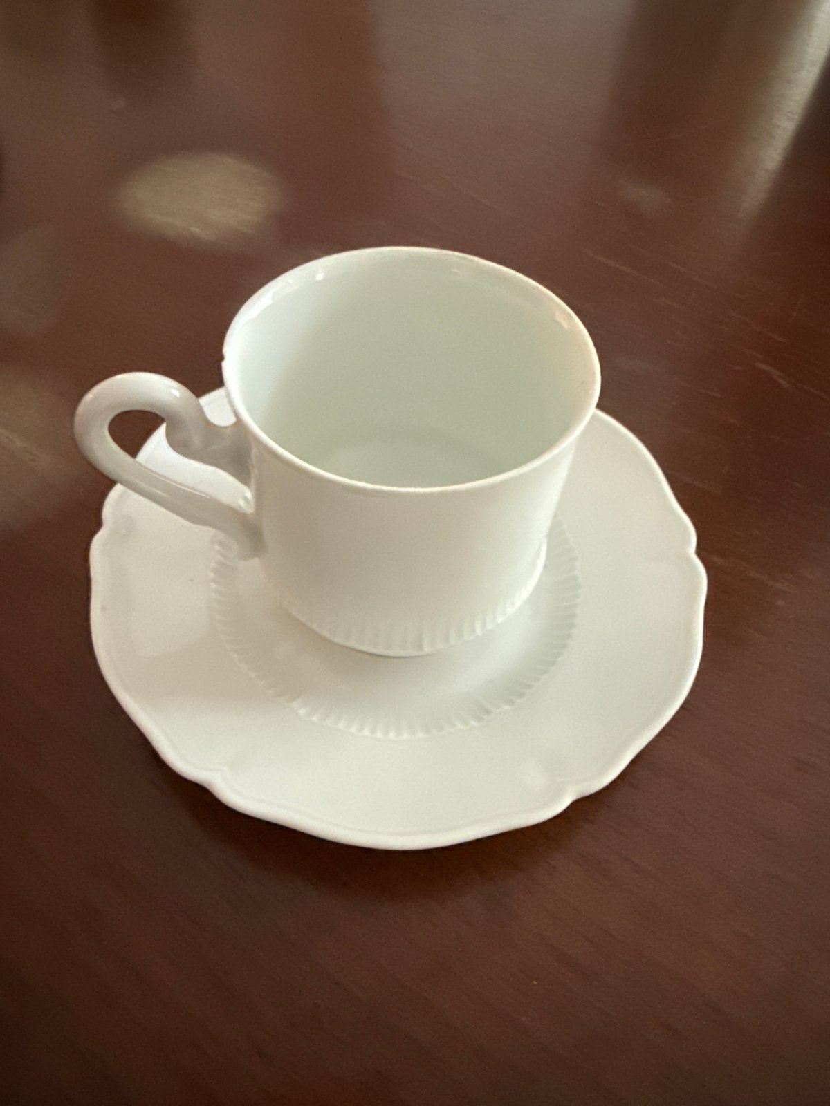 Haviland Limoges Porseleinen Kop en Schotel, Ophalen of Verzenden