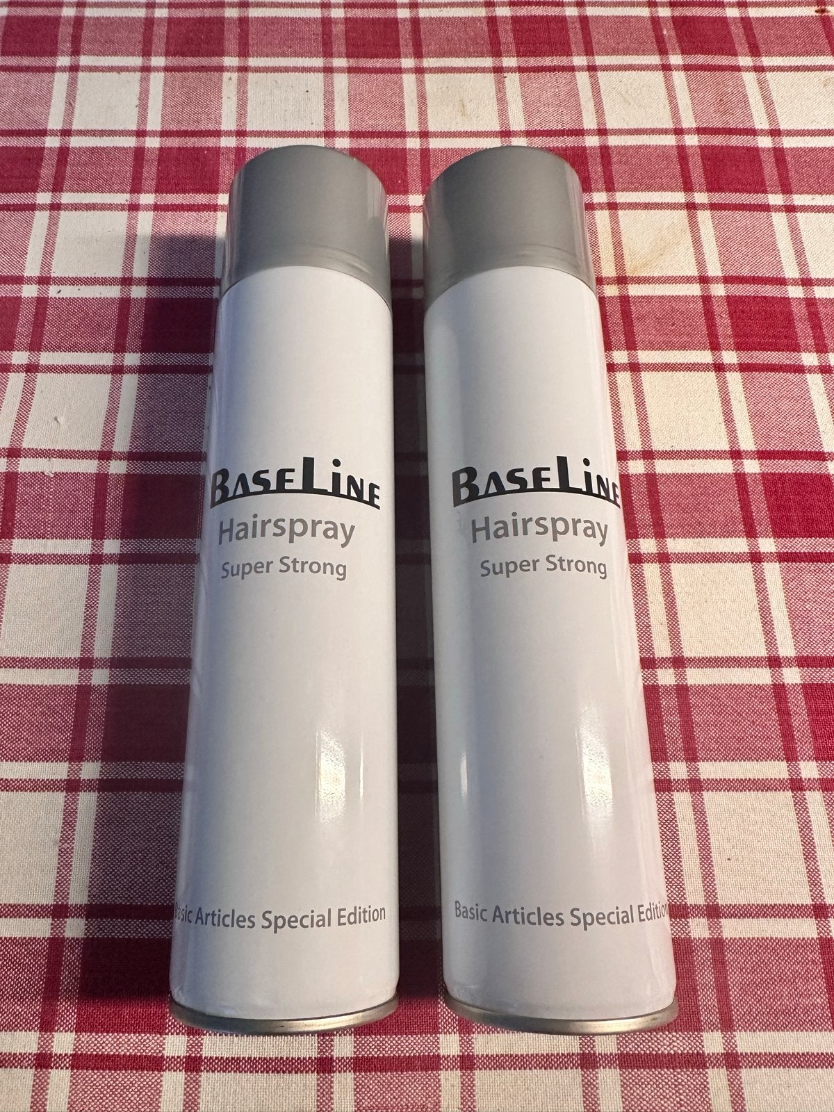 2x BASELINE Hairspray Super Strong - 400ml, Ophalen of Verzenden, Nieuw, Gel, Wax, Haarlak of Mousse