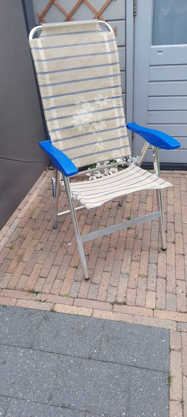 4 verstelbare campingstoelen, Ophalen, Gebruikt, Campingstoel