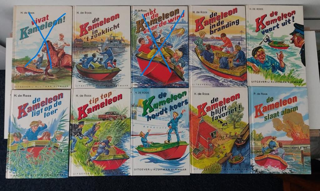 Tien boeken over de Kameleon (2 verkocht), Boeken, Ophalen of Verzenden, Gelezen