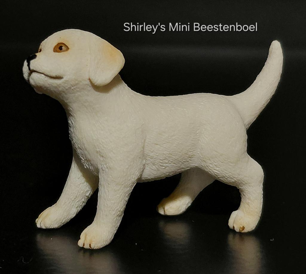 schleich labrador puppy, Verzamelen, Dierenverzamelingen, Ophalen of Verzenden, Zo goed als nieuw, Hond of Kat, Beeldje of Figuurtje