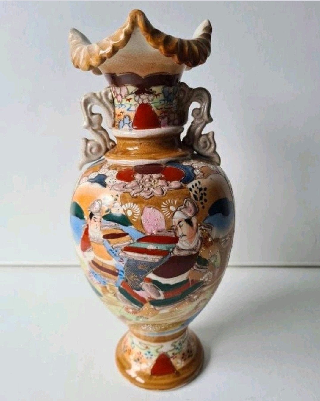 Japanse Satsuma vaas., Antiek en Kunst, Ophalen of Verzenden